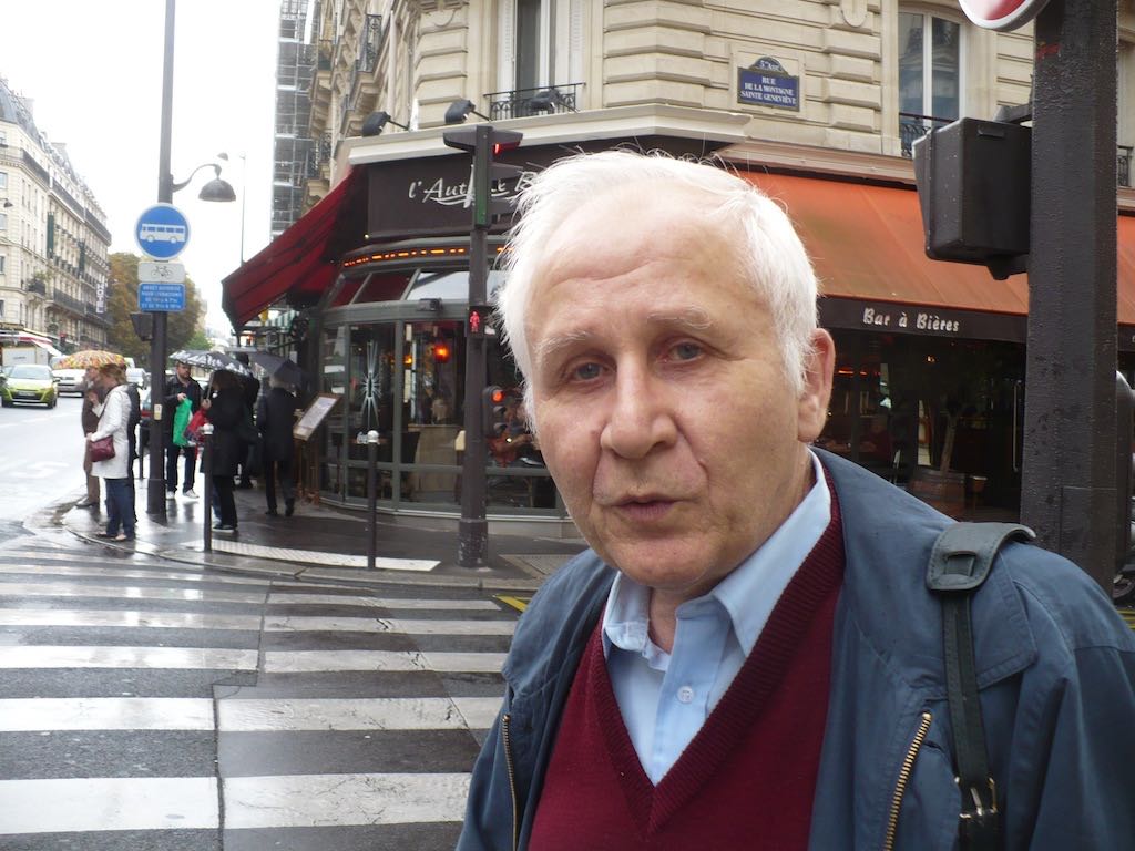 Figure 59: Georges Navet in the Latin Quarter, 2012.